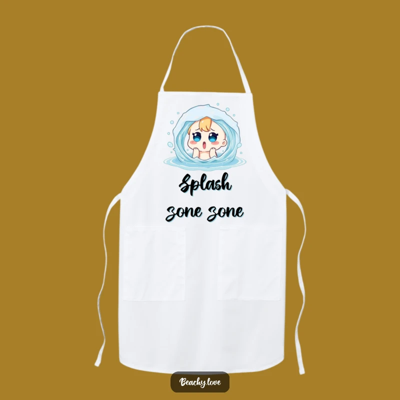 Funny Surprised Character Apron - Hilarious Kitchen Splash Guard for Chefs