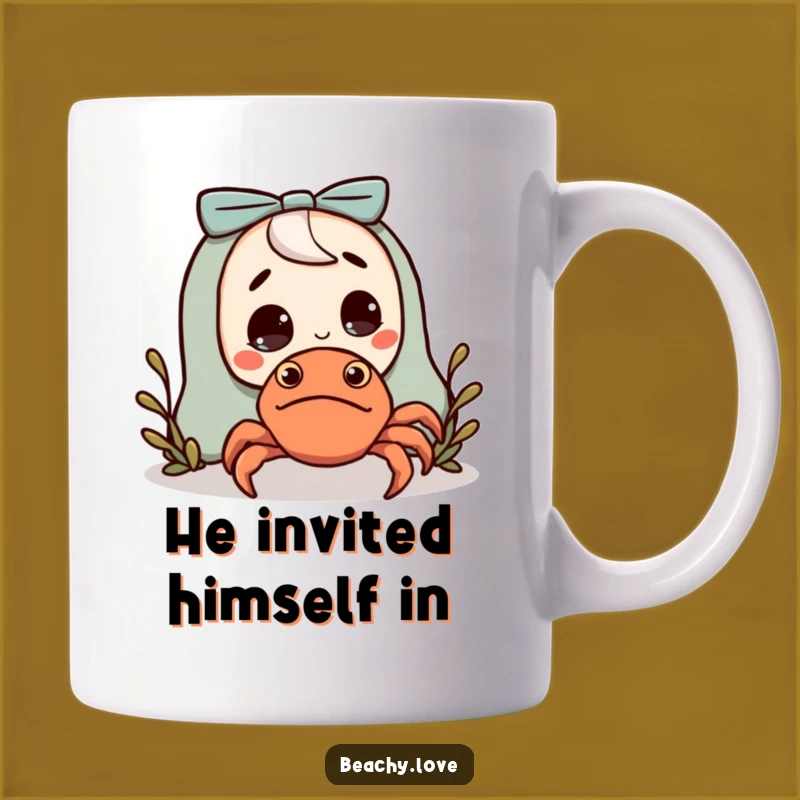 Funny Hermit Crab Surprise Mug: A Hilarious Gift for Shell-Shocked Friends