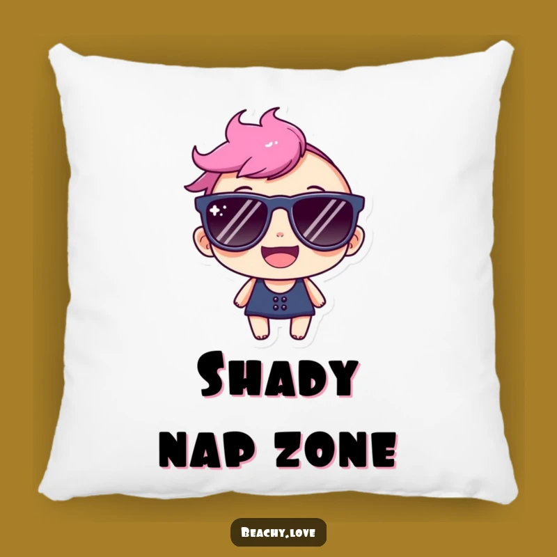 Funny Sunglasses Pillow: Comfy Character's Cool Comfort