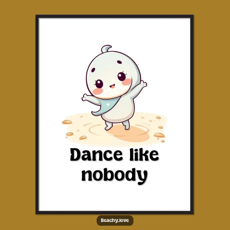 Funny Kawaii Dance Poster - Hilarious Art for Wall Party!