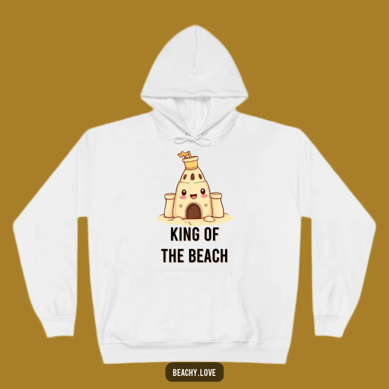 Funny Sandcastle Hoodie: Cozy Beach Vibes and Hilarious Gift