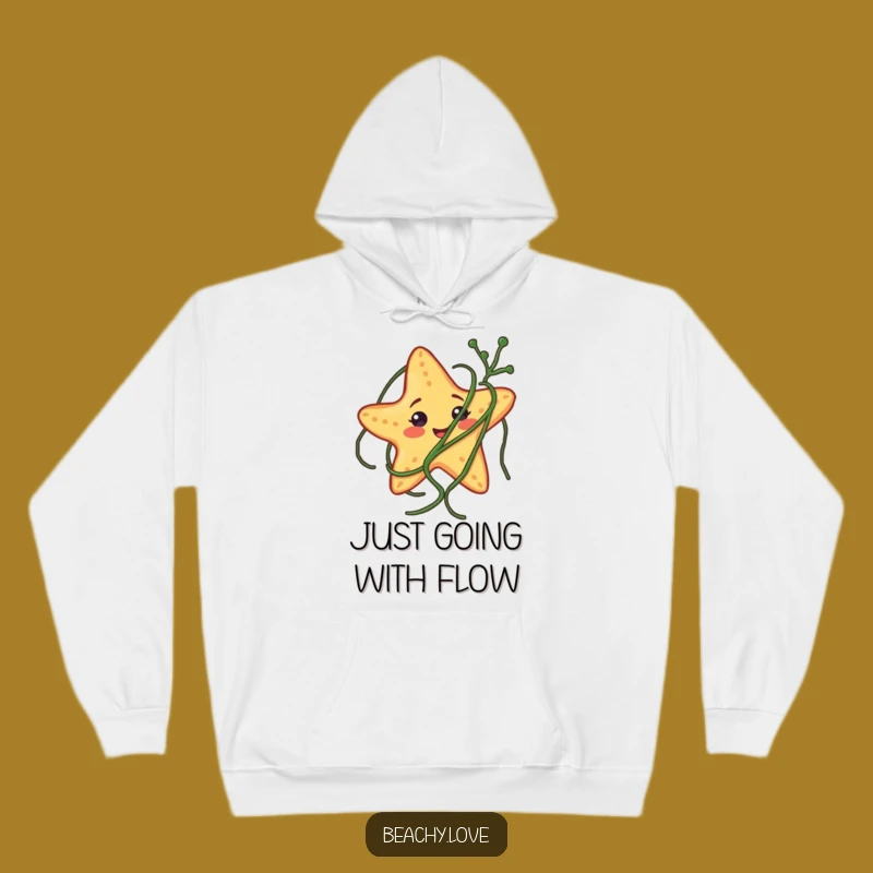 Funny Starfish Seaweed Hoodie: Cozy and Hilarious Beach Gift for All