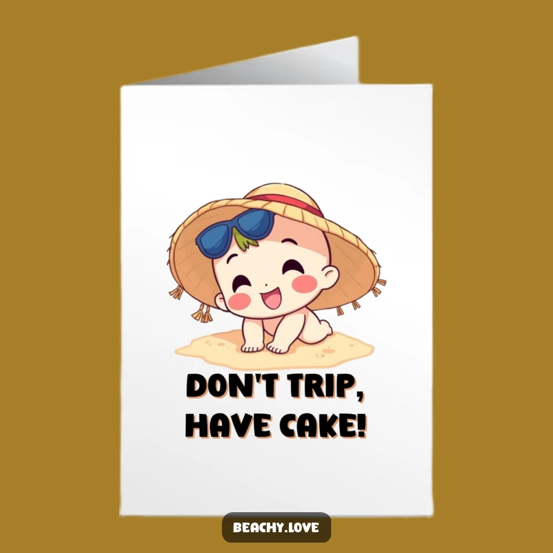 Free Printable Birthday Card: Tripping Fun Humor for a Hilarious Celebration