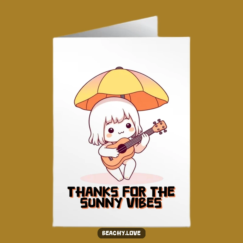 Free Printable Thank You Card: Ukulele Tune, Hilarious Downloadable Appreciation Gift!