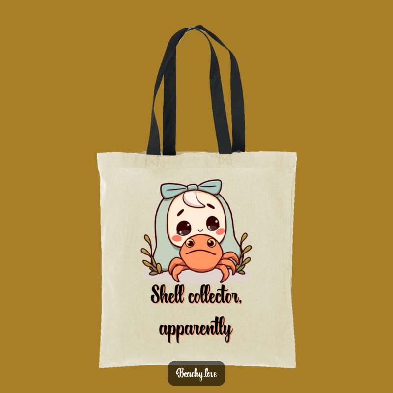 Funny Hermit Crab Surprise Tote Bag: Carry Your Laughs in Style